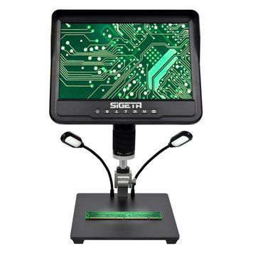 Цифровий мікроскоп SIGETA Spectrum 10x-300x 5 MP 10.1" LCD OPT-65513 фото