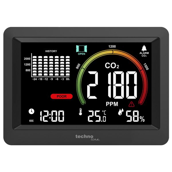 Метеостанція Technoline WL1028 Black (WL1028) DAS302446 фото