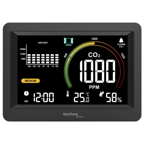 Метеостанція Technoline WL1028 Black (WL1028) DAS302446 фото