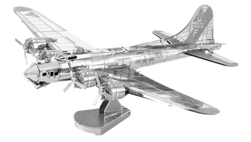 Металлический 3D конструктор "Бомбардировщик B-17 Flying Fortress", Metal Earth, MMS091 TP-3679 фото