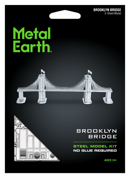Металлический 3D конструктор "Бруклинский мост", Metal Earth, MMS048 TP-388 фото