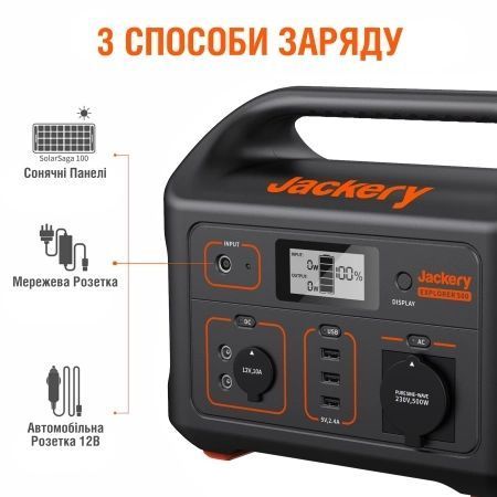 Зарядная станция Jackery Explorer 500EU VIA-99-00011704 фото