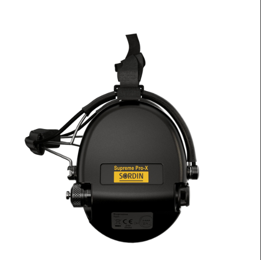 Активные наушники Sordin Supreme Pro-X Neckband Black с задним держателем под шлем STV-76302-X-S фото