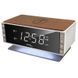 Часы настольные с радио Technoline WT487 Wireless Mobile Charging White/Brown (WT487) DAS302715 фото 2