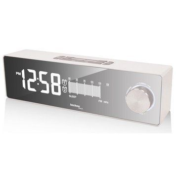 Часы настольные с радио Technoline WT483 White/Silver (WT483) DAS302714 фото
