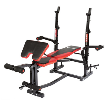 Лавка для жиму York Fitness ASPIRE 220 з стійкою для штанги та партою Скотта Н-00014961432206 фото
