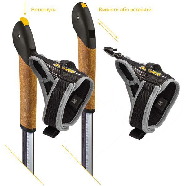 Палиці для скандинавської ходьби Vipole Vario Top-Click QL K.T. Silent DLX (S19 47) 926639 фото