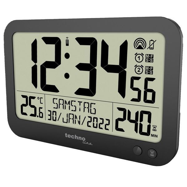 Годинник настінний Technoline WS8026 Black (WS8026) DAS302460 фото