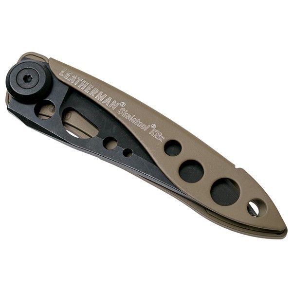 Мультиінструмент LEATHERMAN SKELETOOL KBx, COYOTE BLACK STV-4007553 фото