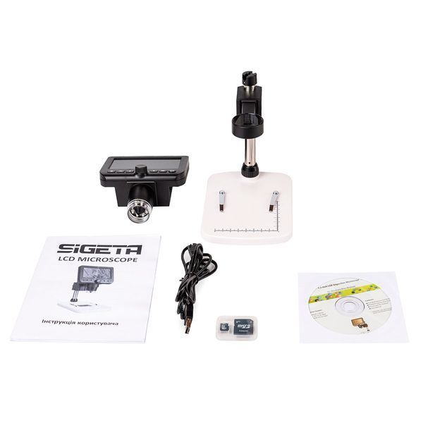 Цифровий мікроскоп SIGETA Fair 10x-800x OPT-65511 фото