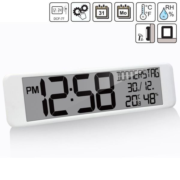 Часы настенные Technoline WS8120 White (WS8120) DAS302710 фото