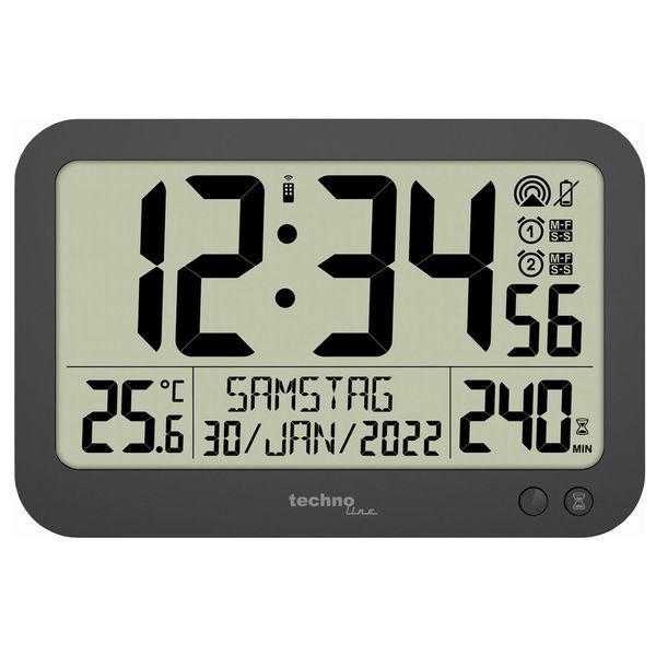Годинник настінний Technoline WS8026 Black (WS8026) DAS302460 фото