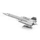 Металлический 3D конструктор "Самолет SR71 Blackbird", Metal Earth, MMS062 TP-400 фото 3