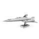 Металлический 3D конструктор "Самолет SR71 Blackbird", Metal Earth, MMS062 TP-400 фото 2