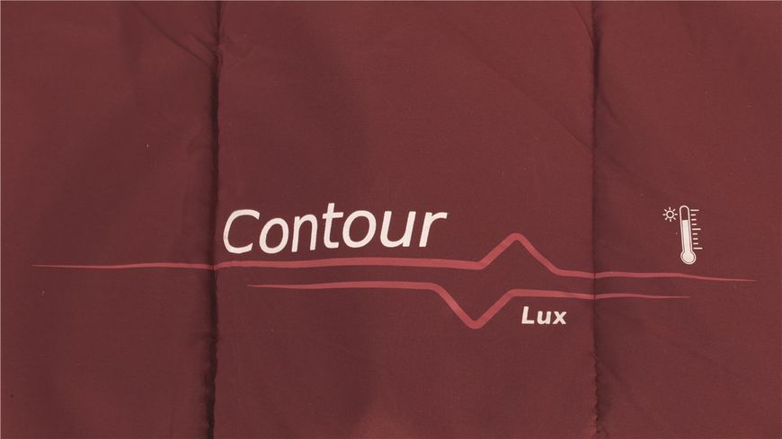 Спальний мішок Outwell Contour Lux Reversible/-3°C Red Left (230367) 928750 фото