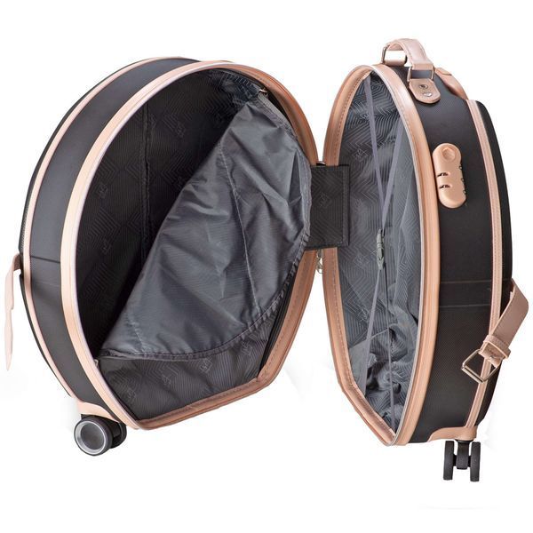 Валіза Semi Line 24" (M) Black/Pink Cream (T5671-3) DAS302671 фото