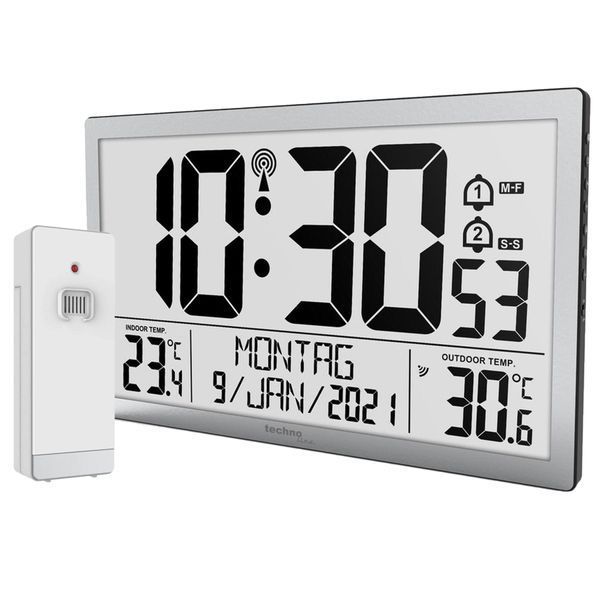 Часы настенные Technoline WS8113 Silver (WS8113) DAS302461 фото