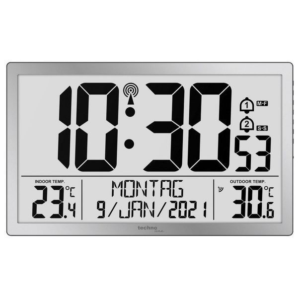 Часы настенные Technoline WS8113 Silver (WS8113) DAS302461 фото
