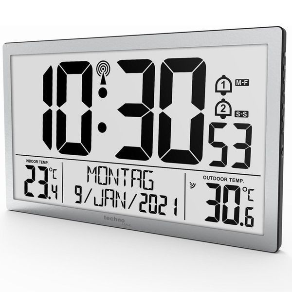 Часы настенные Technoline WS8113 Silver (WS8113) DAS302461 фото