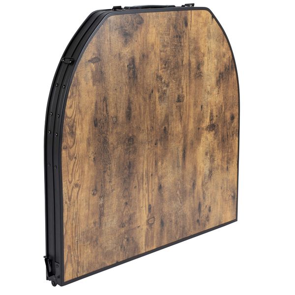 Стіл Bo-Camp Woodbine Oval 150x80 cm Black/Wood look (1404230) DAS301532 фото