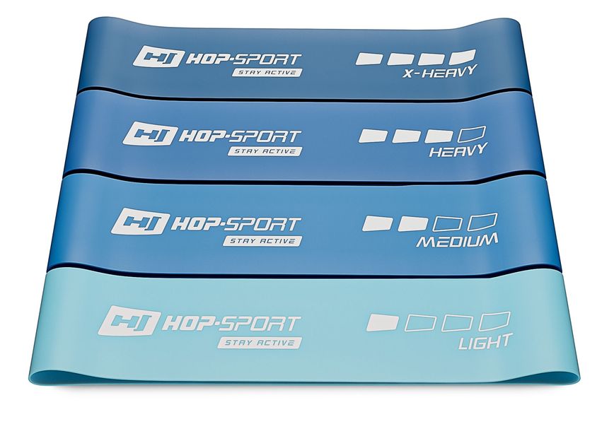 Набор резинок для фитнеса Hop-Sport 600x75мм HS-L675RLB синий H-5902308224964 фото