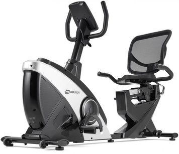 Горизонтальний велотренажер Hop-Sport HS-070L Helix сріблястий iConsole+ H-5902308223998 фото