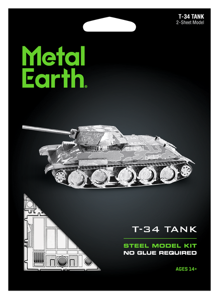 Металлический 3D конструктор "Танк Т-34", Metal Earth, MMS201 TP-406 фото