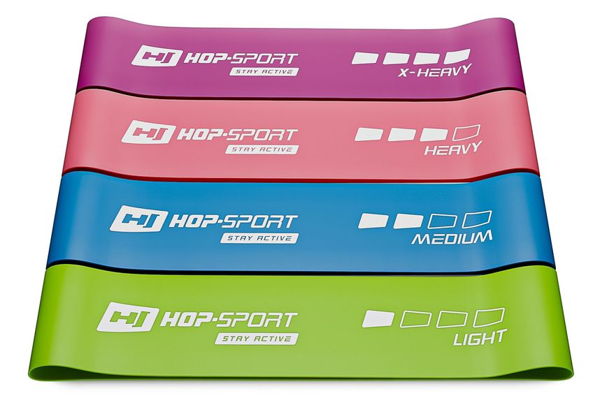 Набір резинок для фітнесу Hop-Sport 600x75мм HS-L675RL H-5902308217423 фото