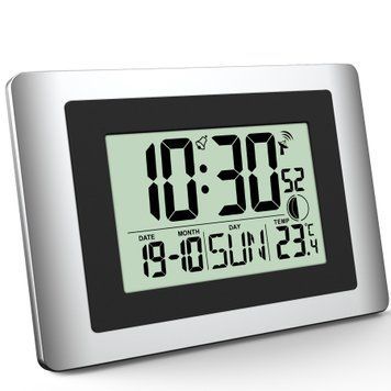 Часы настенные Technoline WS8028 Silver/Black (WS8028) DAS302459 фото