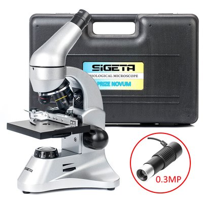 Мікроскоп SIGETA PRIZE NOVUM 20x-1280x з камерою 0.3Mp (в кейсі) OPT-65243 фото