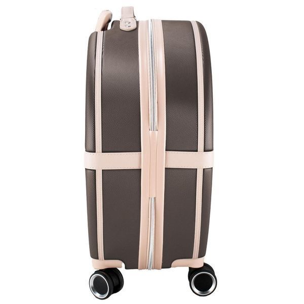 Чемодан Semi Line 24" (M) Brown/Pink Cream (T5673-3) DAS302679 фото