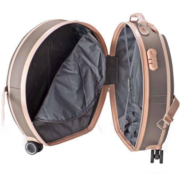 Чемодан Semi Line 24" (M) Brown/Pink Cream (T5673-3) DAS302679 фото