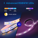 Розумна світлова LED стрічка Wi-Fi Meross MSL320CPHK(EU)-5m-Light VIA-99-00014792 фото 3
