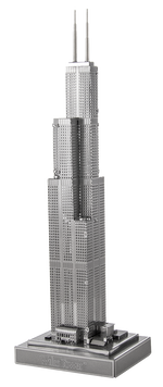 Металлический 3D конструктор "Небоскреб Уиллис-тауэр", Metal Earth, ICX013 TP-565 фото