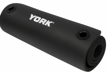 Мат для фитнеса с отверстиями York Fitness NBR 1см черный H-0014961860214 фото
