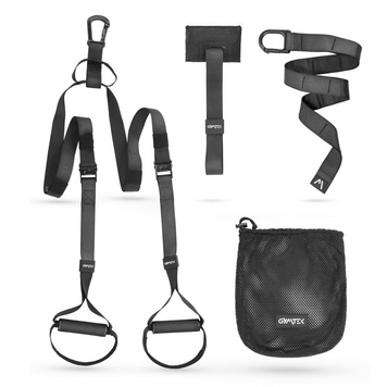 Тренувальні петлі TRX Gymtek Pro чорний H-5907766663850 фото