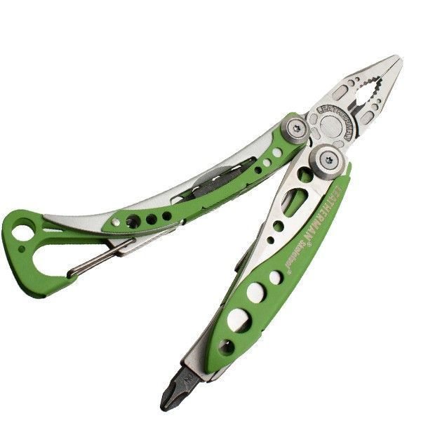 Мультиинструмент LEATHERMAN Skeletool - MOSS GREEN, картонная коробка STV-832208 фото