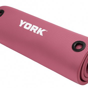 Мат для фитнеса с отверстиями York Fitness NBR 1см розовый H-0014961860221 фото