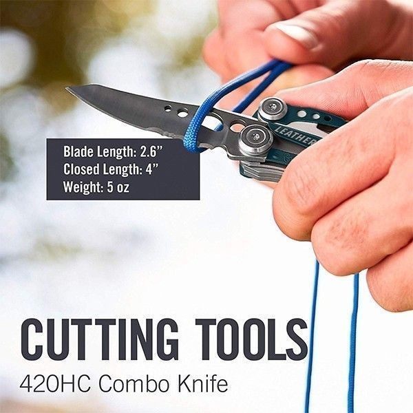 Мультиінструмент LEATHERMAN Skeletool - COLUMBIA BLUE, картонна коробка STV-832209 фото
