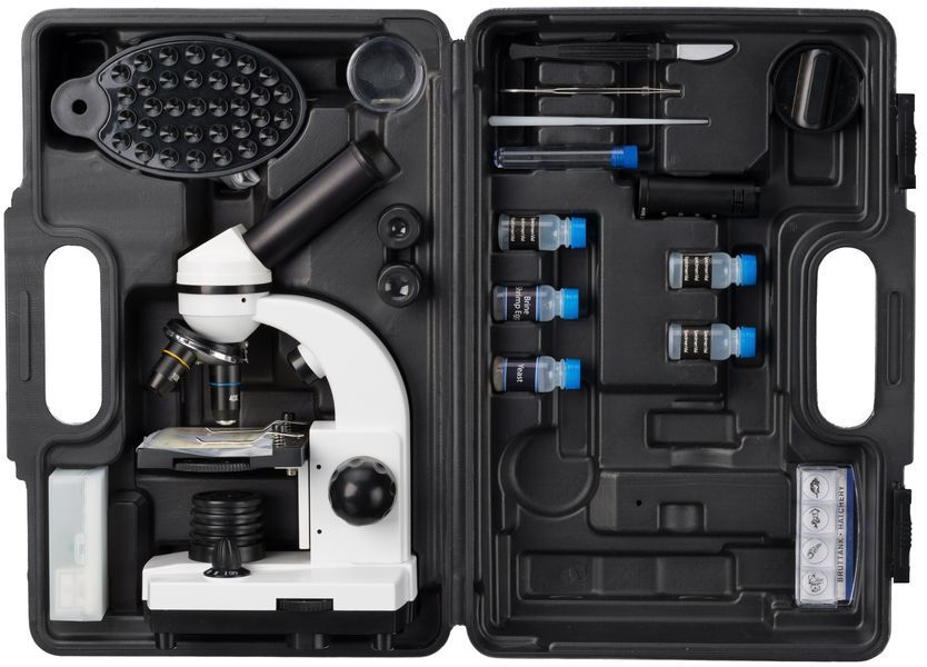 Мікроскоп Bresser Junior Biolux SEL 40x-1600x з адаптером для смартфона + кейс (8855610GYE000) 1716 фото