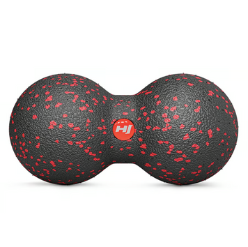 Массажный мяч двойной EPP 80 мм Hop-Sport HS-D008MB черно-красный H-5902308233270 фото