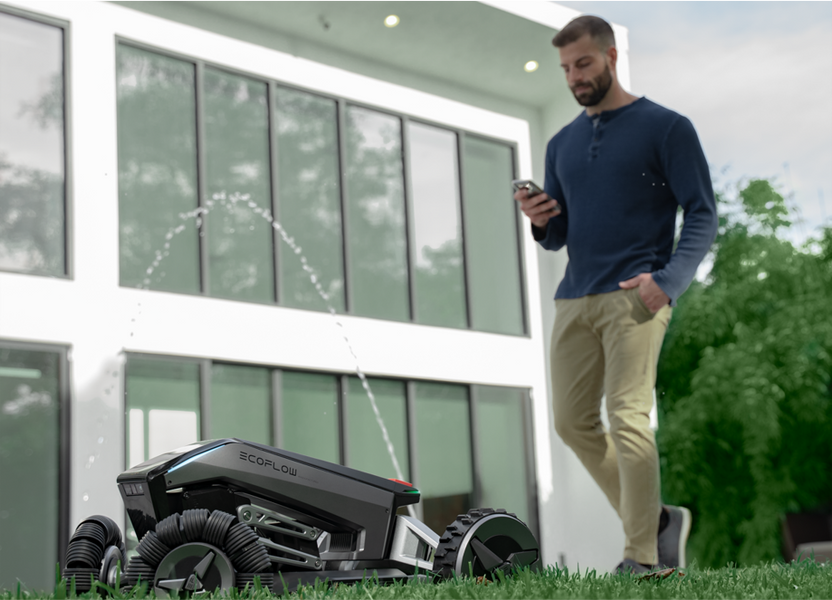 Газонокосарка Ecoflow Blade, Гарантія 3 роки в Україні EKO-ZMH100-B-EU-V20 фото