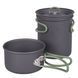 Набір посуду Bo-Camp Explorer 2 Pieces Hard Anodized Anthracite / Green (2200240) DAS301406 фото 18