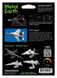 Металлический 3D конструктор "Истребитель F-22 Raptor", Metal Earth, MMS050 TP-390 фото 8