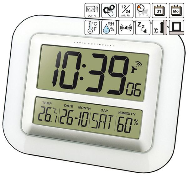 Часы настенные Technoline WS8006 Silver (WS8006) DAS301789 фото
