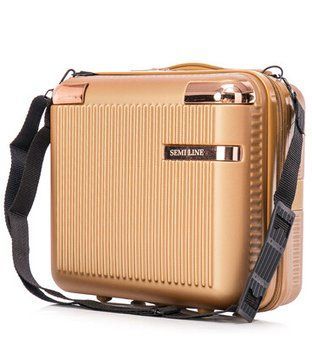Бьюти-кейс Semi Line 16L Gold (T5663-2) DAS302639 фото