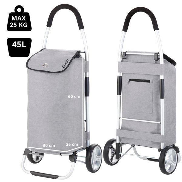 Сумка-візок ShoppingCruiser Foldable 45 Grey (604360) 927298 фото