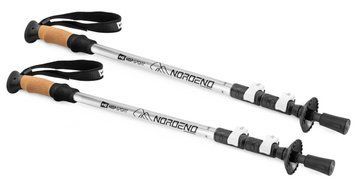 Трекинговые палки Hop-Sport Nordend Pro серебристые H-5902308220478 фото