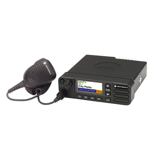 Цифрова автомобільна радіостанція Motorola DM4601E VHF LP WIFI/BT/GNSS CD MBAR304NE (Compact Microphone, Power Cable and Trunnion) 99-00017187 фото