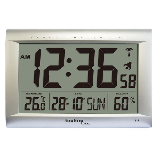 Часы настенные Technoline WS8009 Silver (WS8009) DAS301206 фото